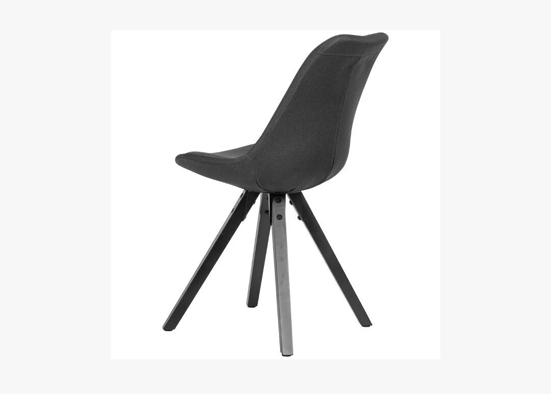 2 Ruokapöydän Tuolia Wohnling, Musta 3 2 Ruokapöydän Tuolia Wohnling, Musta - Image 3