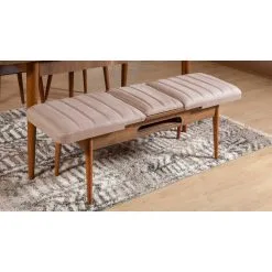 4-osainen Kalustesarja Kalune Design Vina, Ruskea/vaaleanpunainen -Olohuoneen kalusteet myymälä 4 osainen kalustesarja kalune design vina ruskeavaaleanpunainen cf156 palaute reference