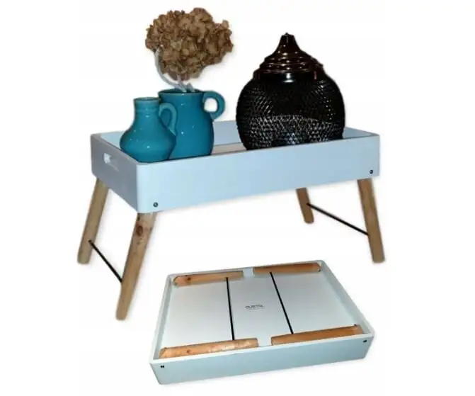 Aamiaistarjotin-pöytä Gusta 1 Aamiaistarjotin-pöytä Gusta
