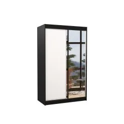 ADRK Furniture Rewena Kaappi, Mustavalkoinen