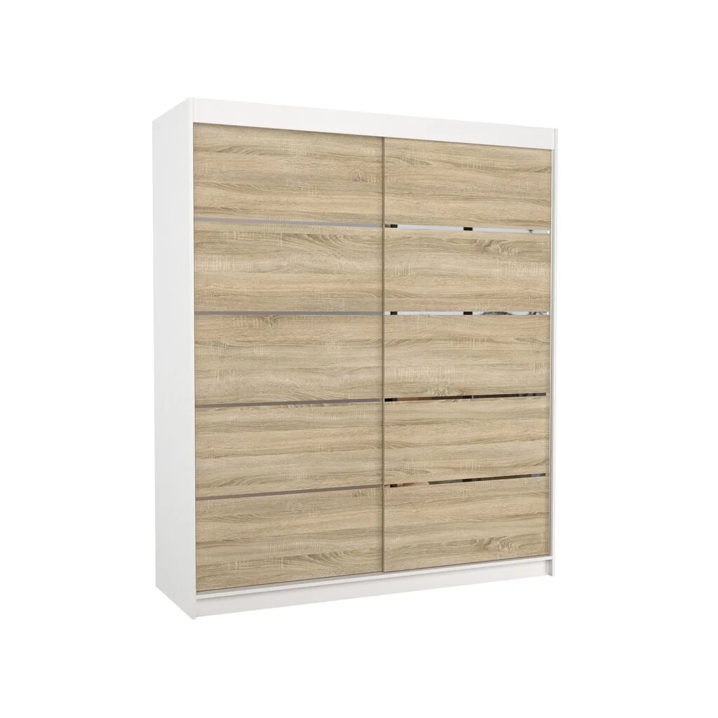 ADRK Furniture Spectra, Valkoisen / Mustan Värinen Kaappi 1 ADRK Furniture Spectra, Valkoisen / Mustan Värinen Kaappi