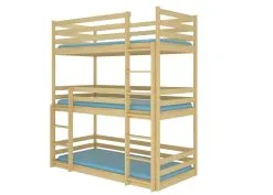 ADRK Furniture Tedro 02 LASTEN SÄNKY, 210 X 87 X 188 Cm, Ruskea