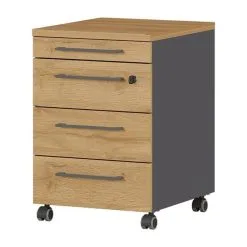 Aatrium Agenda 4239-564 -lipasto Grafiitti/grandson-tammi