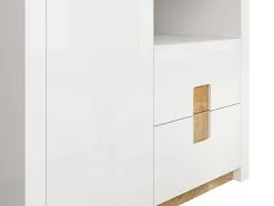 Black Red White Alameda -vaatekaappi, Valkoinen Kiiltävä/tammi 9 Black Red White Alameda -vaatekaappi, Valkoinen Kiiltävä/tammi -Olohuoneen kalusteet myymälä alameda vaatekaappi valkoinen kiiltavatammi 2d58a palaute reference