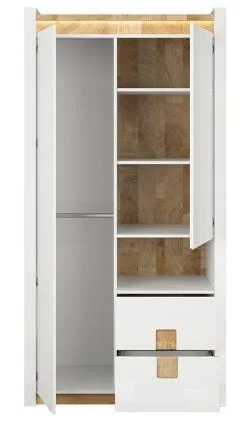 Black Red White Alameda -vaatekaappi, Valkoinen Kiiltävä/tammi 8 Black Red White Alameda -vaatekaappi, Valkoinen Kiiltävä/tammi -Olohuoneen kalusteet myymälä alameda vaatekaappi valkoinen kiiltavatammi 81c43 netistai reference