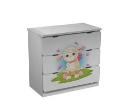 Amila Ami 31 -lipasto 3S, 80 X 82 X 45,5 Cm