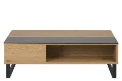 Actona Azalea-sohvapöytä, Tammi-musta Lasi -Olohuoneen kalusteet myymälä azalea sohvapoyta tammi musta lasi 399ae osta reference