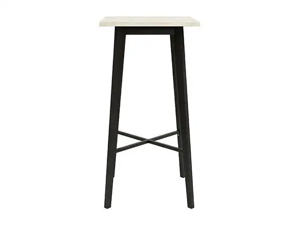 Black Red White Baaripöytä BRW Barker, Valkoinen/musta 2 Black Red White Baaripöytä BRW Barker, Valkoinen/musta - Image 2