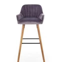 Halmar Baarituoli H93, Harmaa / Tammi -Olohuoneen kalusteet myymälä baarituoli h93 harmaa tammi e4417 osta reference