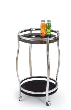 Halmar BAR-8-baaripöytä, Hopea/musta