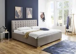 Bed Meise Möbel Malia, 180x200 Cm, Vaaleanruskea Väri