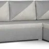 Bellezza Asto2 Pehmeä Vuodekulmasohva, Vaaleanharmaa