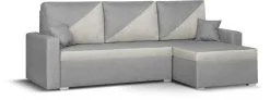 Bellezza Asto2 Pehmeä Vuodekulmasohva, Vaaleanharmaa