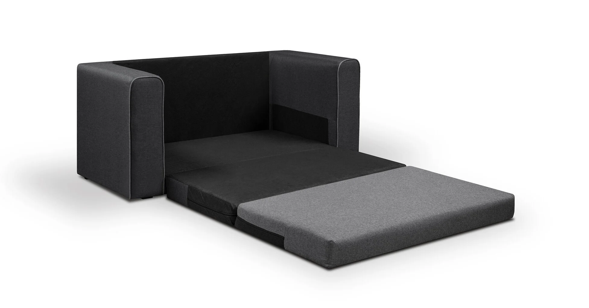 Bellezza Beta -vuodesohva, Musta / Harmaa 4 Bellezza Beta -vuodesohva, Musta / Harmaa - Image 4