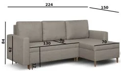 Bellezza Ken, Beigen Värinen Kulmasohva 11 Bellezza Ken, Beigen Värinen Kulmasohva -Olohuoneen kalusteet myymälä bellezza ken beigen varinen kulmasohva cd110 osta reference