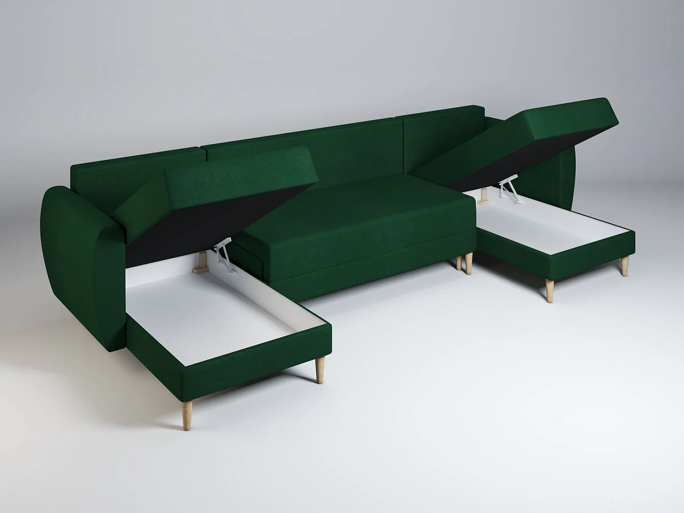 Bergen Max, Universaali Pehmeän Tuntuinen Harmaa Kulmasohva 3 Bergen Max, Universaali Pehmeän Tuntuinen Harmaa Kulmasohva - Image 3