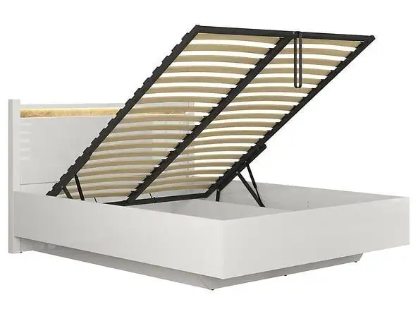 Black Red White BRW Alameda B Sänky 160x200 Cm, Valkoinen 1 Black Red White BRW Alameda B Sänky 160x200 Cm, Valkoinen