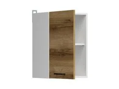 Black Red White BRW Junona Line 1D, Valkoisen /ruskean Värinen Keittiön Seinälle Kaappi -Olohuoneen kalusteet myymälä brw junona line 1d valkoisen ruskean varinen 0045d netistai reference