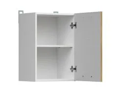 Black Red White BRW Junona Line 1D, Valkoisen /ruskean Värinen Keittiön Seinälle Kaappi -Olohuoneen kalusteet myymälä brw junona line 1d valkoisen ruskean varinen 2289f palaute reference