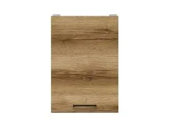 Black Red White BRW Junona Line 1D, Valkoisen /ruskean Värinen Keittiön Seinälle Kaappi