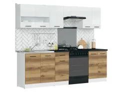 Black Red White BRW Junona Line 240 -keittiökalusteet, Valkoinen/vaaleanruskea -Olohuoneen kalusteet myymälä brw junona line 240 keittiokalusteet valkoinenvaaleanruskea f6a98 palaute reference