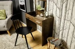 Black Red White BRW Nepo Plus Kampauspöytä 1K1S, Ruskea -Olohuoneen kalusteet myymälä brw nepo plus kampauspoyta 1k1s ruskea 677aa palaute reference