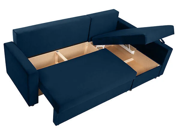 Black Red White BRW Przemek IV Pehmeä Kulmasohva, Sininen 5 Black Red White BRW Przemek IV Pehmeä Kulmasohva, Sininen - Image 5