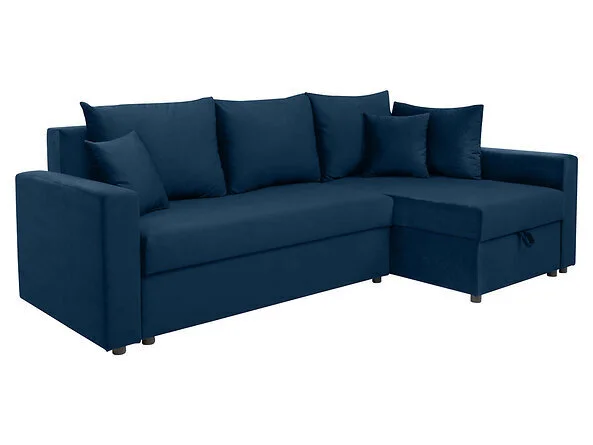 Black Red White BRW Przemek IV Pehmeä Kulmasohva, Sininen 2 Black Red White BRW Przemek IV Pehmeä Kulmasohva, Sininen - Image 2