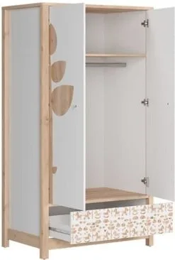 Black Red White BRW Timon,Vaatekaappi Valkoinen/ruskea 8 Black Red White BRW Timon,Vaatekaappi Valkoinen/ruskea -Olohuoneen kalusteet myymälä brw timonvaatekaappi valkoinenruskea 56e02 netistai reference