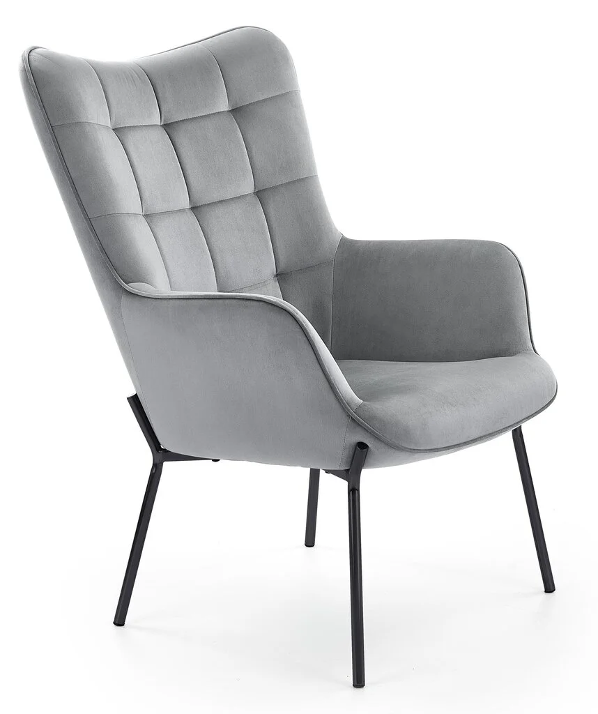 Halmar Castel, Nojatuoli Harmaa/musta 1 Halmar Castel, Nojatuoli Harmaa/musta