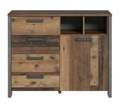 Forte Clif-I-lipasto, Tummanharmaa-vintage Tammi