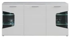 Forte Corel LRCK233B, Valkoinen Vitriinikaappi