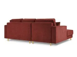 Cosmopolitan Design Fano Kulmasohva, Punainen/kulta. -Olohuoneen kalusteet myymälä cosmopolitan design fano kulmasohva punainenkulta 964d0 netistai reference