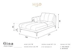 Couture Milo Casa Gina, Harmaa 11 Couture Milo Casa Gina, Harmaa -Olohuoneen kalusteet myymälä couture milo casa gina harmaa 6a597 osta reference