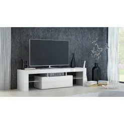 Deko 140 -TV-taso, 140 X 40 X 45 Cm, Valkoinen 3 Deko 140 -TV-taso, 140 X 40 X 45 Cm, Valkoinen -Olohuoneen kalusteet myymälä deko 140 tv taso 140 x 40 977d5 hinta reference