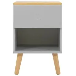 Aatrium Dot -yöpöytä 1649-612 1S Tammi/harmaa