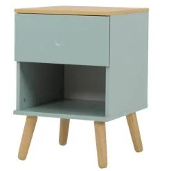 Aatrium DOT -yöpöytä 1649-676 1S Tammi/vihreä