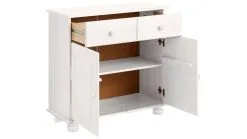 Notio Living Ella 2D1S Lipasto, Valkoinen -Olohuoneen kalusteet myymälä ella 2d1s lipasto valkoinen ef792 netistai reference