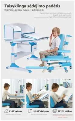 Ergonominen Työpöytä IStudy C120, Vaaleanpunainen -Olohuoneen kalusteet myymälä ergonominen tyopoyta istudy c120 vaaleanpunainen ea618 palaute reference