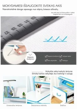 Ergonominen Työpöytä IStudy C120, Vaaleanpunainen -Olohuoneen kalusteet myymälä ergonominen tyopoyta istudy c120 vaaleanpunainen ec3af halvempi reference