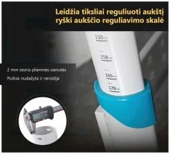 Ergonominen Työpöytä IStudy E120, Sininen -Olohuoneen kalusteet myymälä ergonominen tyopoyta istudy e120 sininen a6741 palaute reference