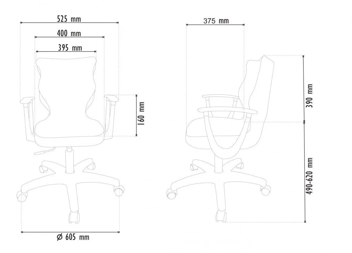 Ergonominen Työtuoli Entelo Norm JS03, Vaaleanharmaa 4 Ergonominen Työtuoli Entelo Norm JS03, Vaaleanharmaa - Image 4