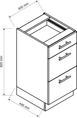 Stolkar Erillinen Keittiökaappi CLARA, Tammi -Olohuoneen kalusteet myymälä erillinen keittiokaappi clara tammi cc15b halvempi reference