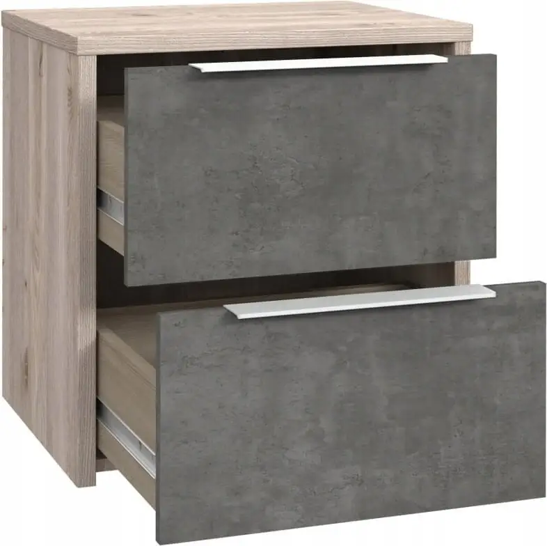 Forte Esporao Yöpöytä, Nelson Tammi/tummanharmaa 2 Forte Esporao Yöpöytä, Nelson Tammi/tummanharmaa - Image 2