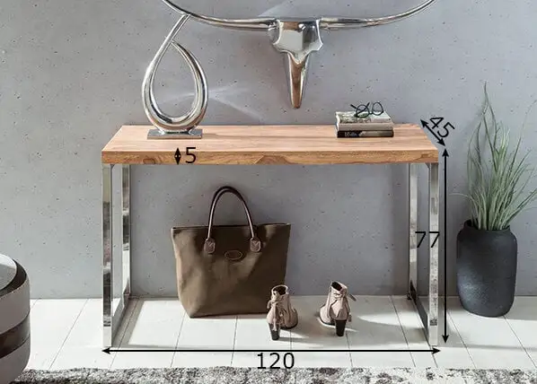 Eteispöytä Guna, Ruskea 2 Eteispöytä Guna, Ruskea - Image 2