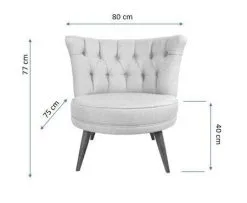 Nojatuoli Artie Richland, Beige -Olohuoneen kalusteet myymälä fotelis artie richland smelio spalvos e3bf7 netistai reference