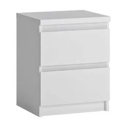 Aatrium Fribo-B FRIK05 Yöpöytä 2s, Valkoinen