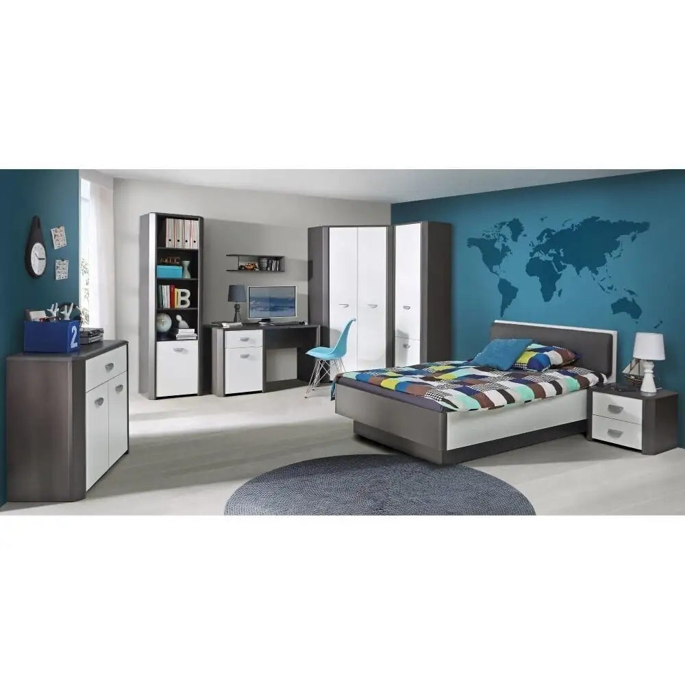 Hey-kaappi, Harmaa-valkoinen 1 Hey-kaappi, Harmaa-valkoinen