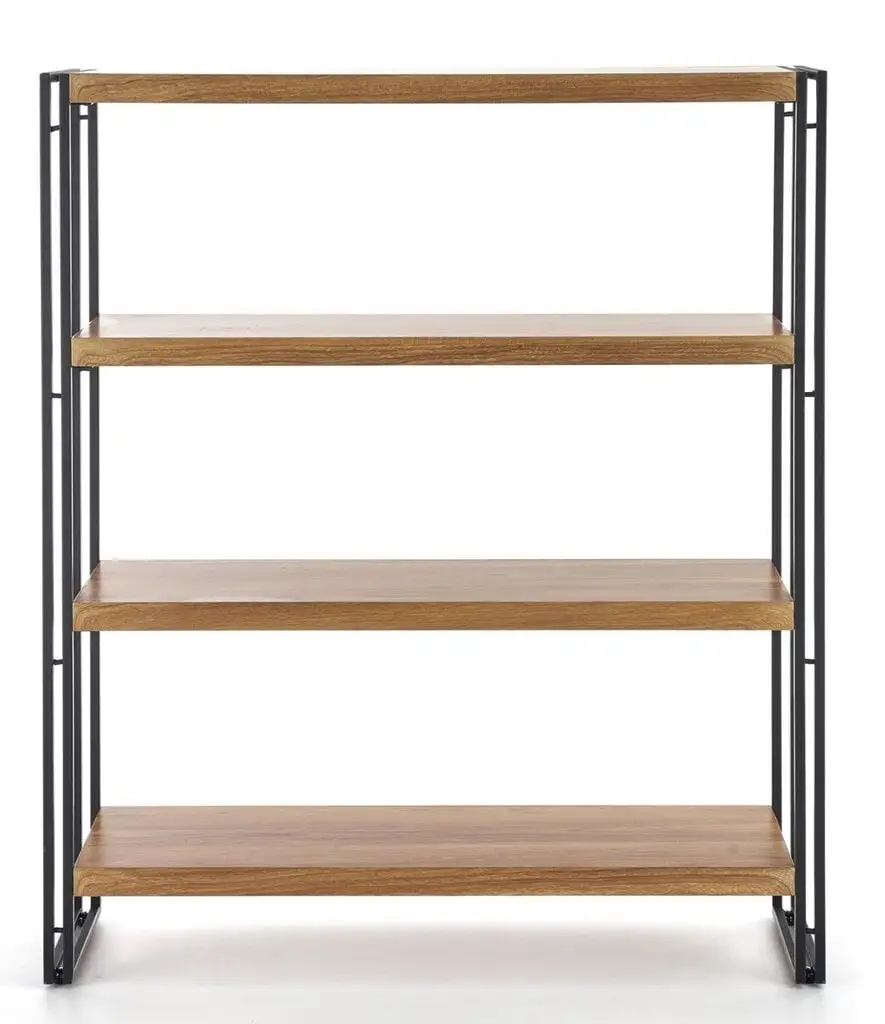 Halmar Hylly Bolivar REG1, Tammi/musta 2 Halmar Hylly Bolivar REG1, Tammi/musta - Image 2