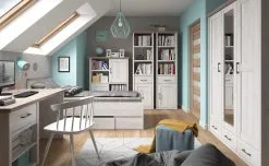 Black Red White Hylly JuZi 1D, Harmaa -Olohuoneen kalusteet myymälä hylly juzi 1d harmaa c4e22 halvempi reference